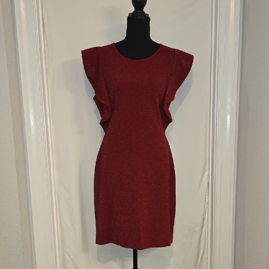 Paper Doll Rich Red Dress Size Xl